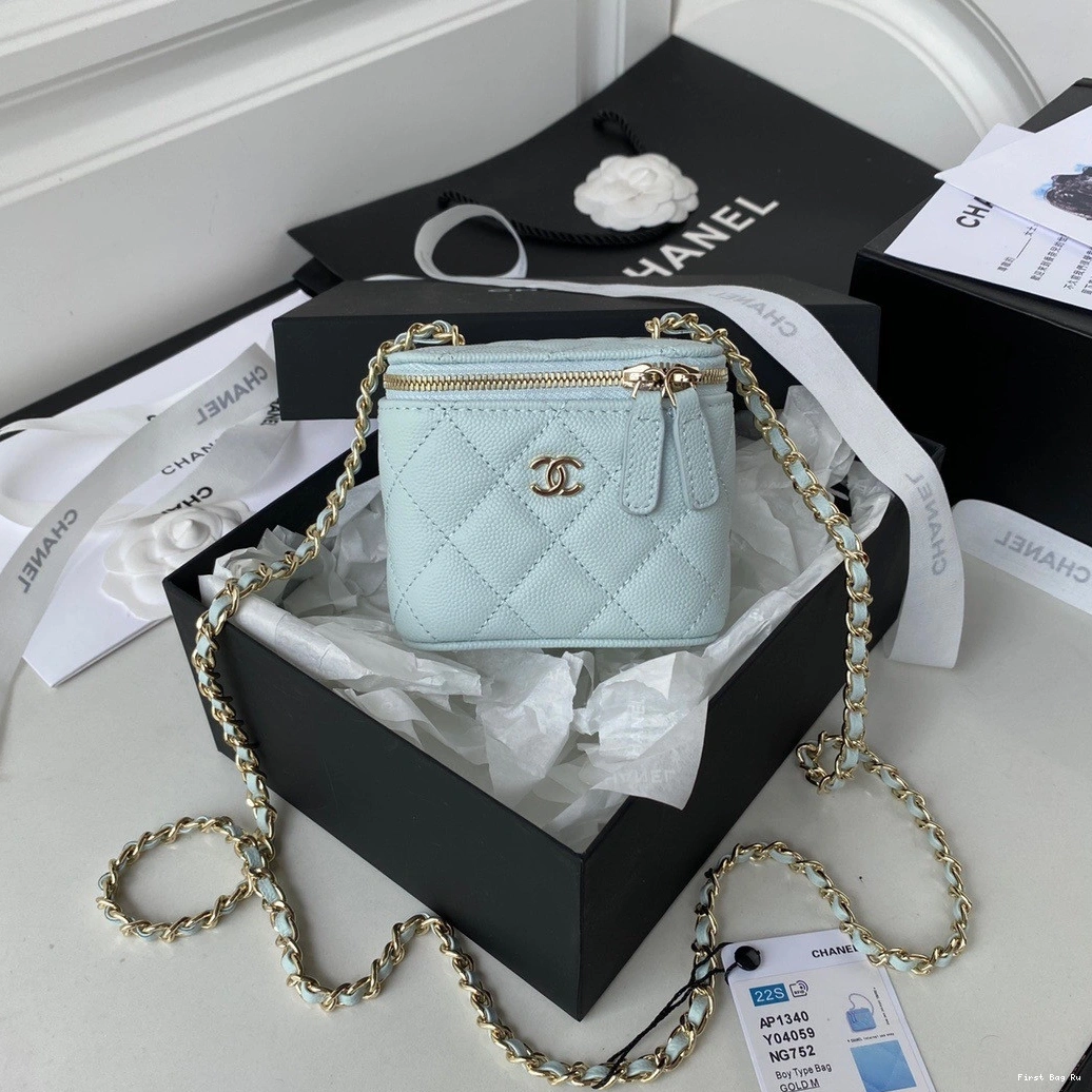 First Bag Ru SMALL CHANEL CHAIN VANITY WITH 0815